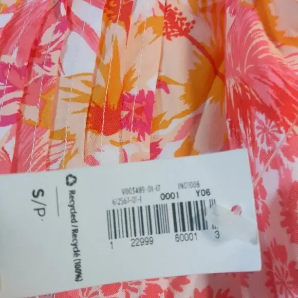 Old Navy Print Pintuck Swing Dress Summer Size Small - Picture 5 of 9